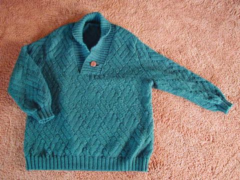 Jeff's Green Sweater