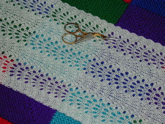 Feather and Fan Scarf